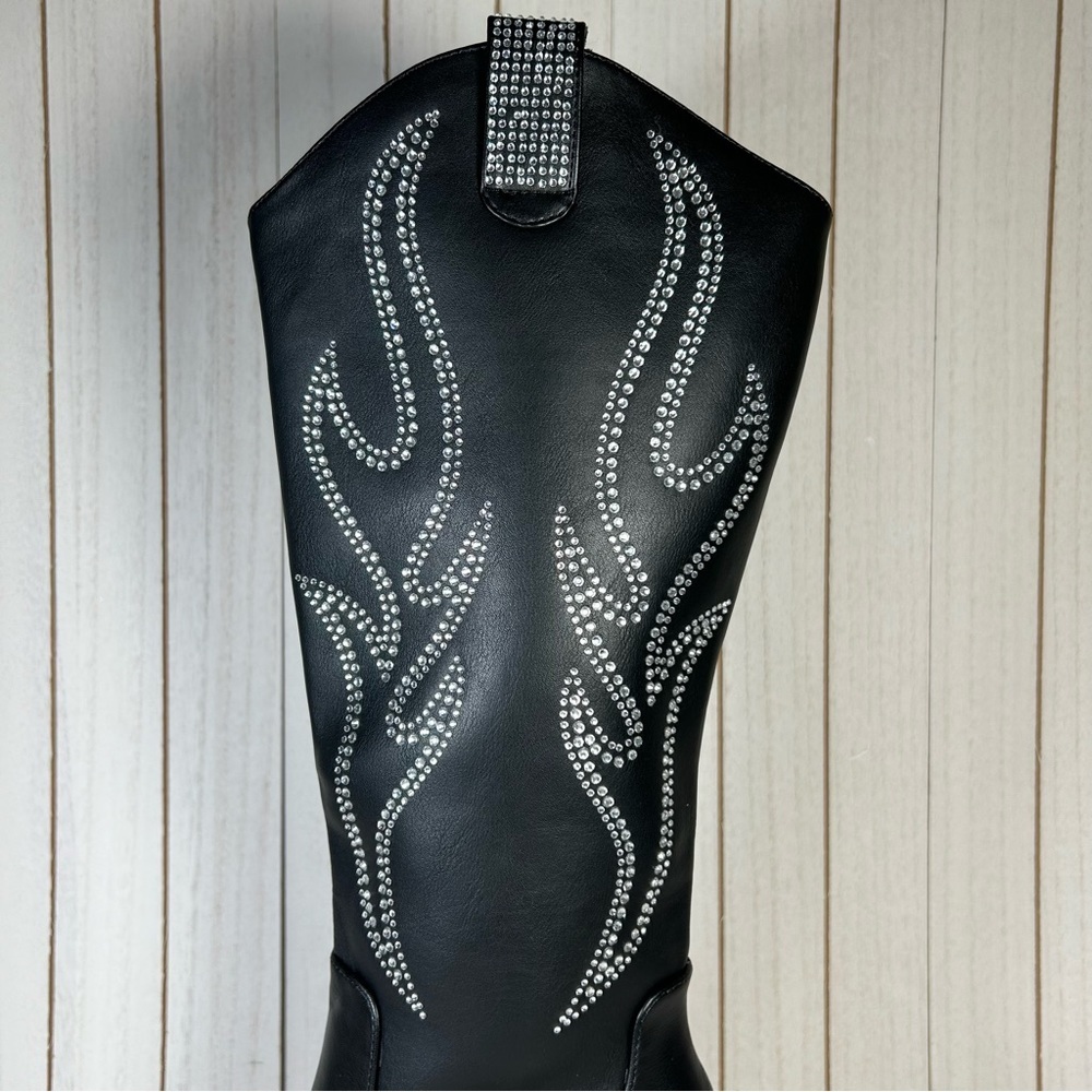 WOMEN’S KNEE HIGH COWBOY BOOTS (ALIAS-S) - Picture 4 of 7
